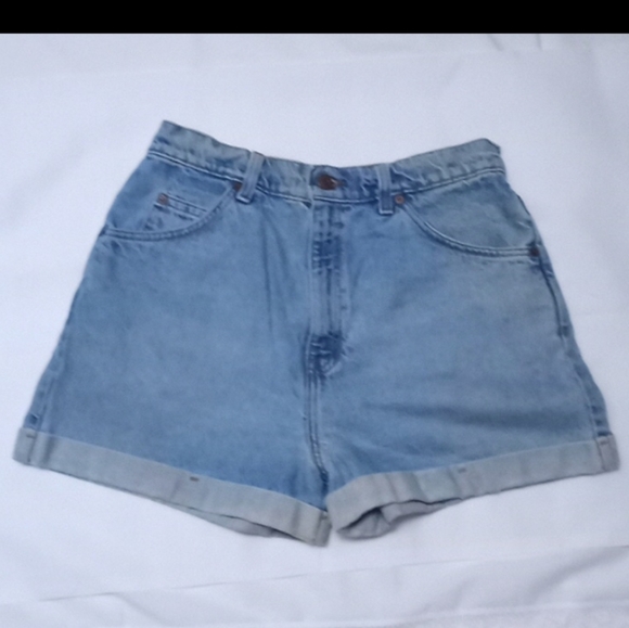 MADE IN USA Levi's Orange Tab 954 100% Cotton Distressed Denim Shorts *VINTAGE* - Picture 5 of 16